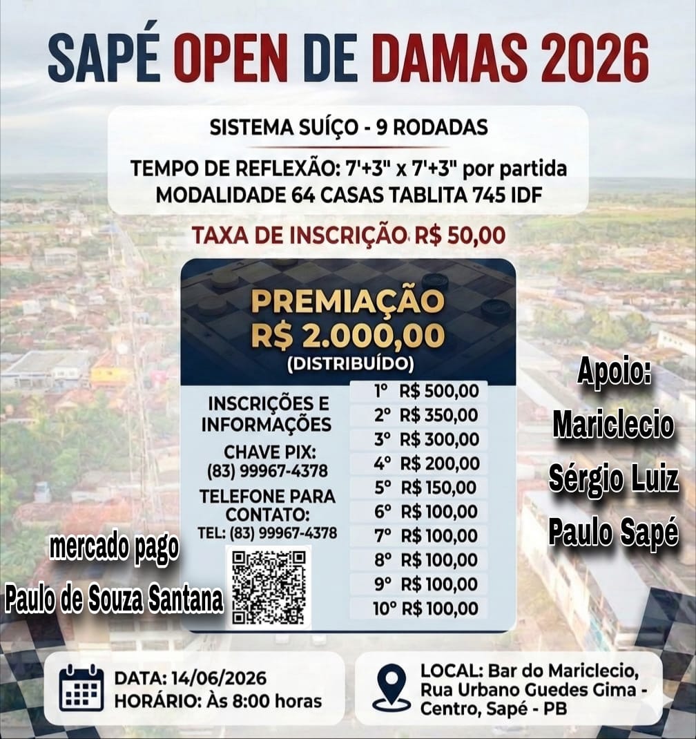 Sapé Open de Damas 2026