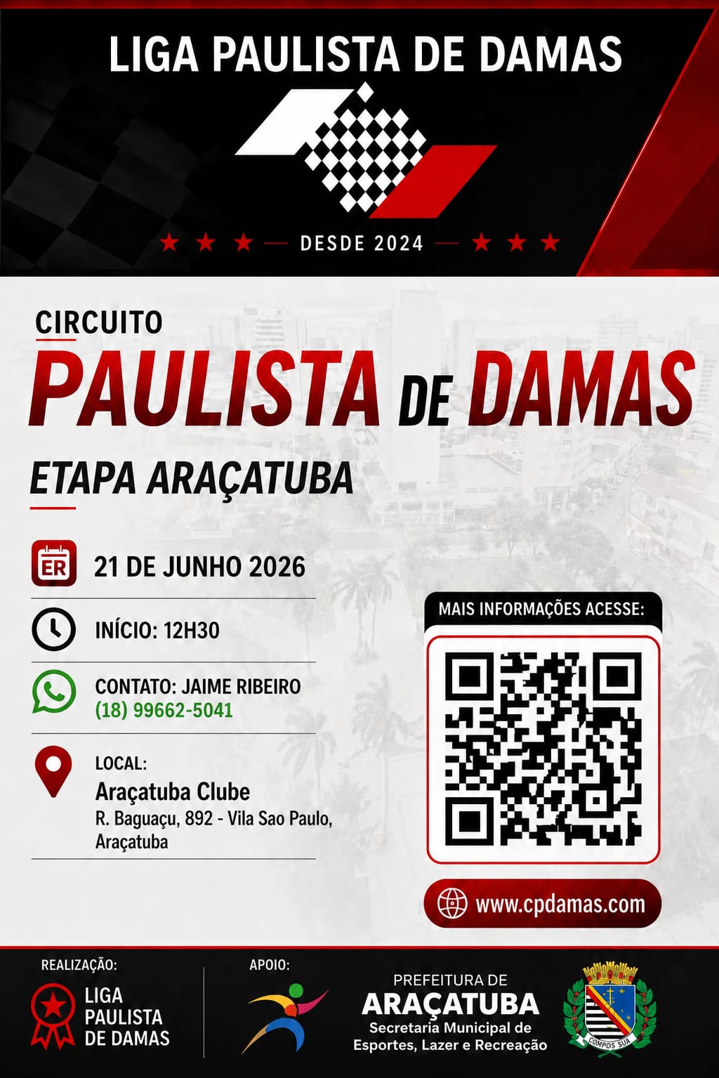 IV Etapa Circuito Paulista 2026 - Araçatuba