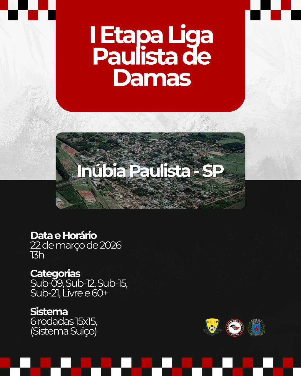 I. Etapa Liga Paulista de Damas 2026 - Inúbia Paulista